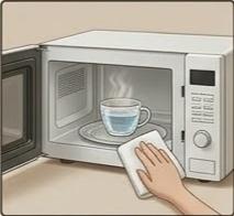 Microwave Cleaning